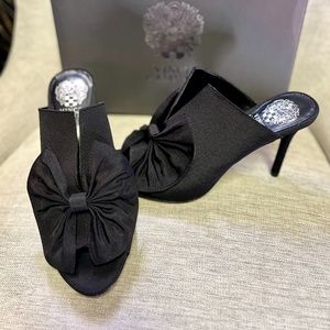 Black Vince Camuto Slip on Heels